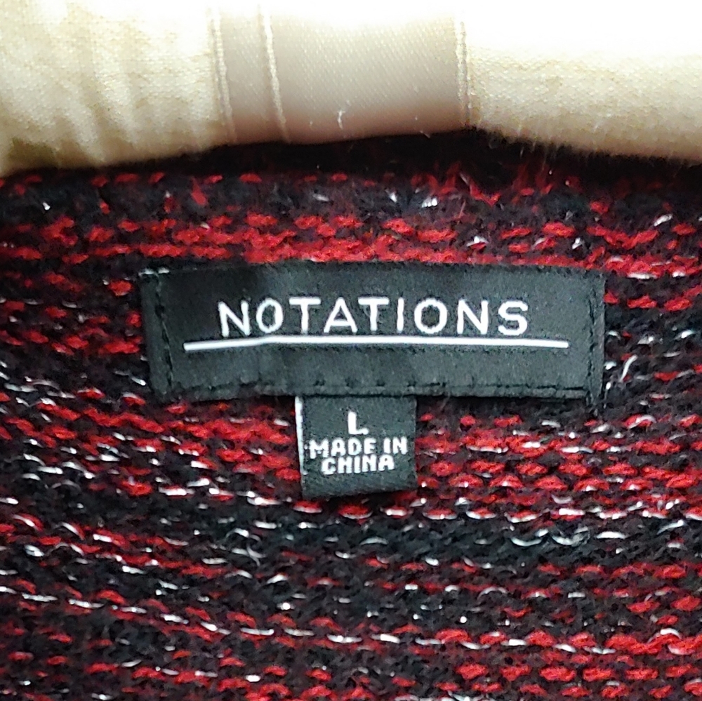 Notations Cowl Neck Long Sweater - image 3